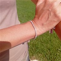 Vicenza - Piazzetta Palladio 2 - Bracciale Salvini Donna Battito in Oro bianco Diamante 0.70 Ct 20079849 - 20079849